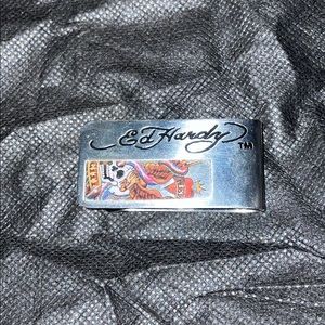 Ed hardy money clip, used.